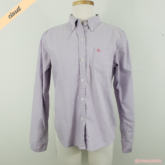 Polo Ralph Lauren Tops - [Polo Ralph Lauren] Purple Oxford Shirt